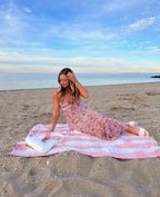 robe longue floral été