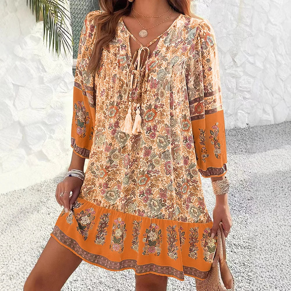 robe légère floral