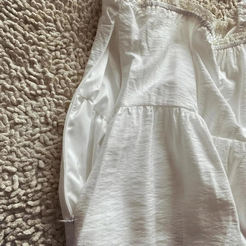 robe blanche bohème élégante