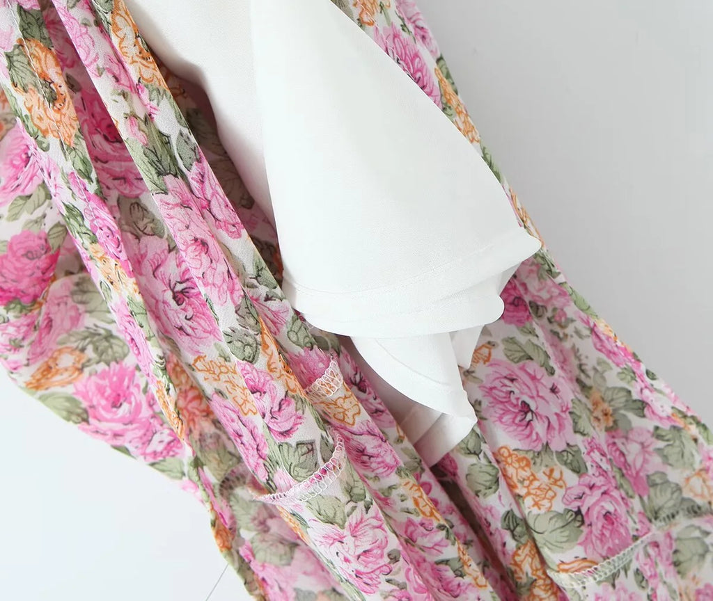 robe longue floral été